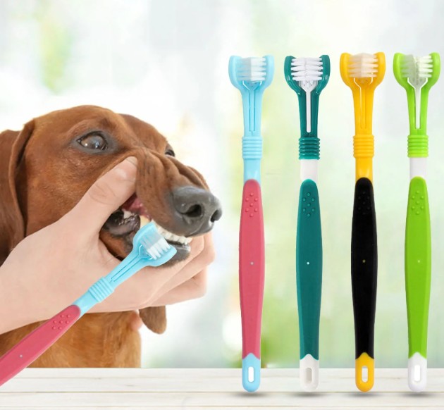 Brosse Ă  dents pour Chien - TripleBrossâą