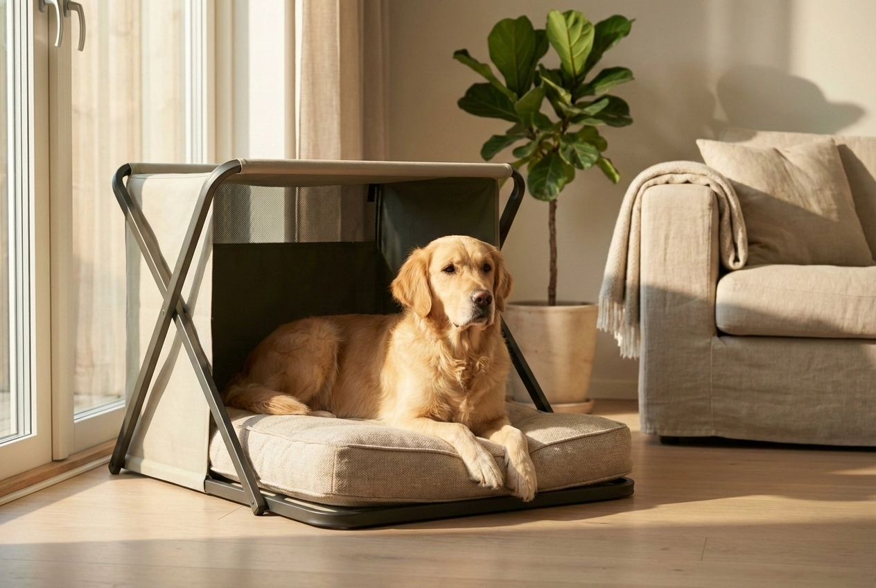 Cage pour chien maison pliable : guide complet pour un espace sûr et confortable