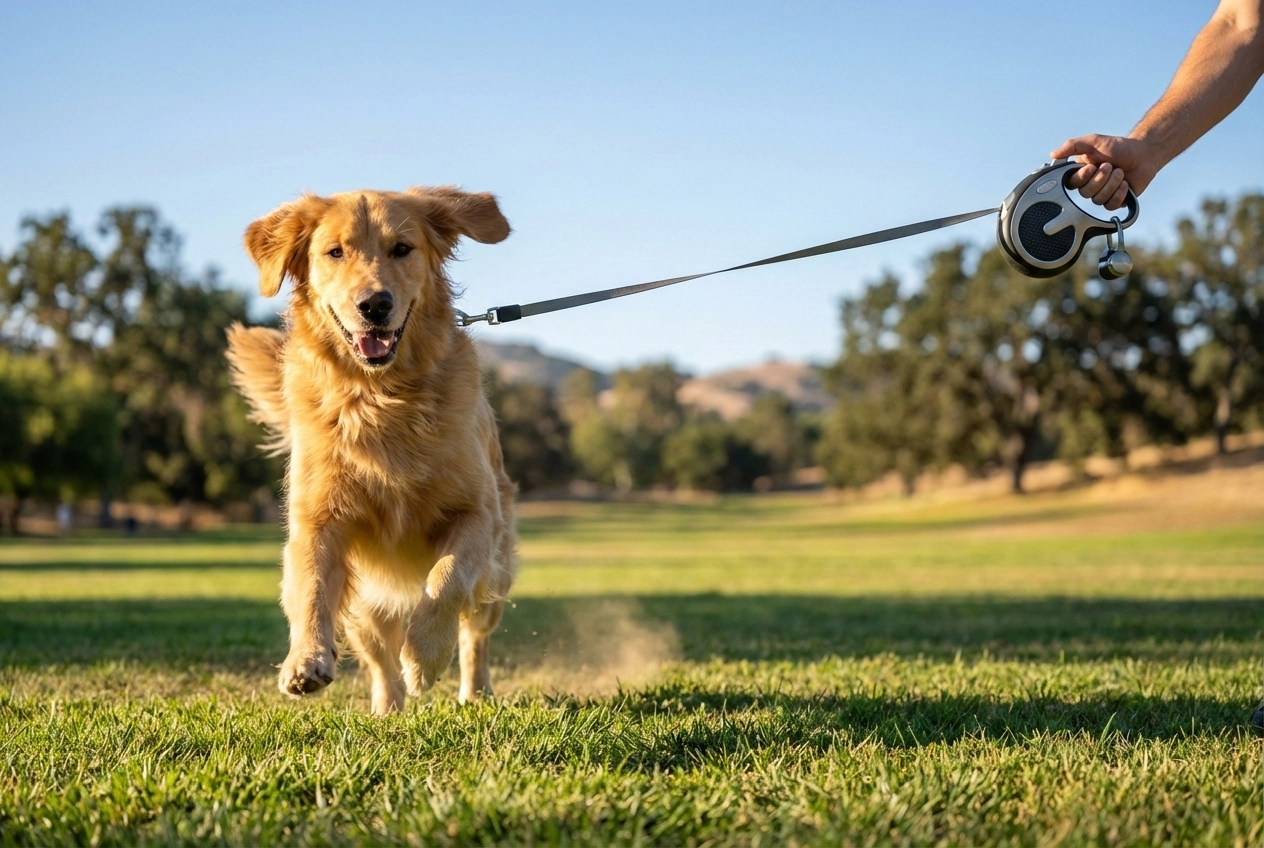 Laisse pour chien rétractable : liberté et contrôle pour des promenades parfaites