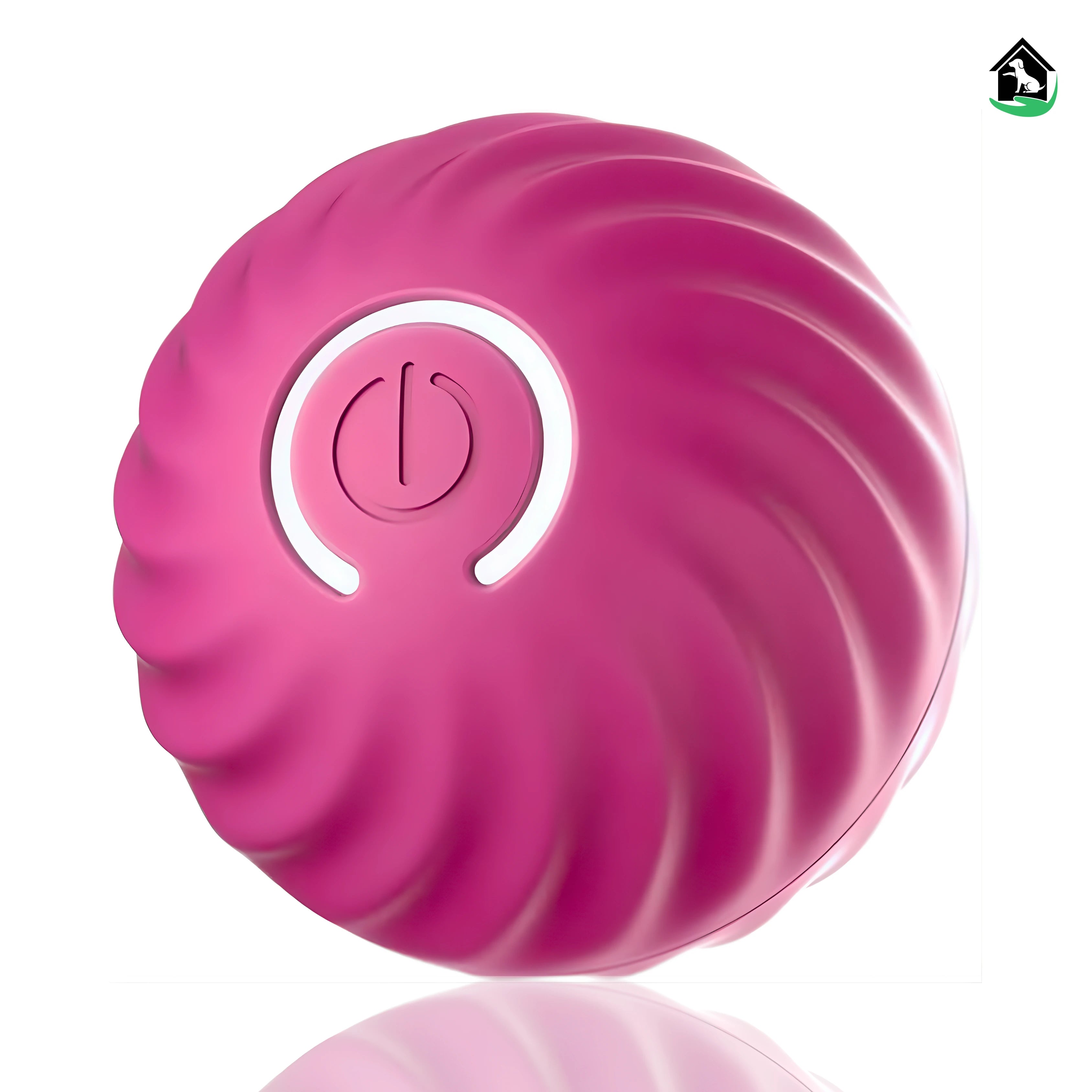 Balle Interactive pour Chien – Jouet Intelligent Anti-Ennui Rose