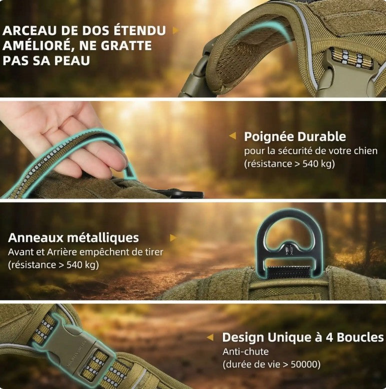 Harnais Chien - TactiChien™