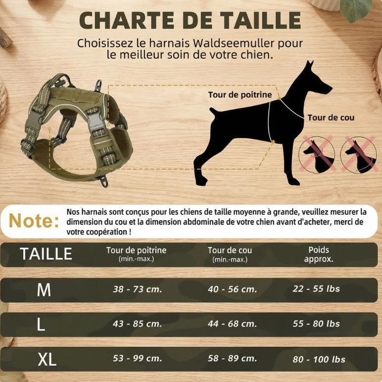 Harnais Chien - TactiChien™