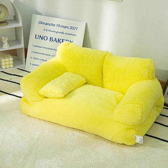 Panier-pour-Chien-CanapeOuaf-Jaune