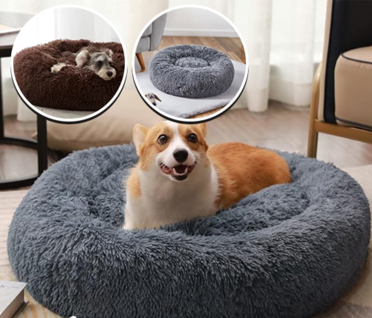 Panier pour Chien en peluche - NuageCanin™