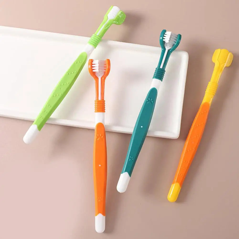 Brosse à Dents Pour Chien | Kit 3 En 1 | Silicone Doux | Pour Toutes Tailles | Hygiène Dentaire